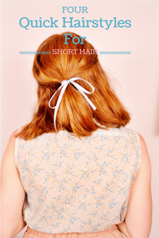 Larkspur Vintage | Beauty: Four Quick Hairstyles For Short Hair